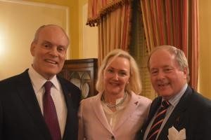 Celebrating the outstanding contribution of Brian and Megan Porter (pictured with Angrew Pringle), co-chairs of Bloor Street Entertains 2014.