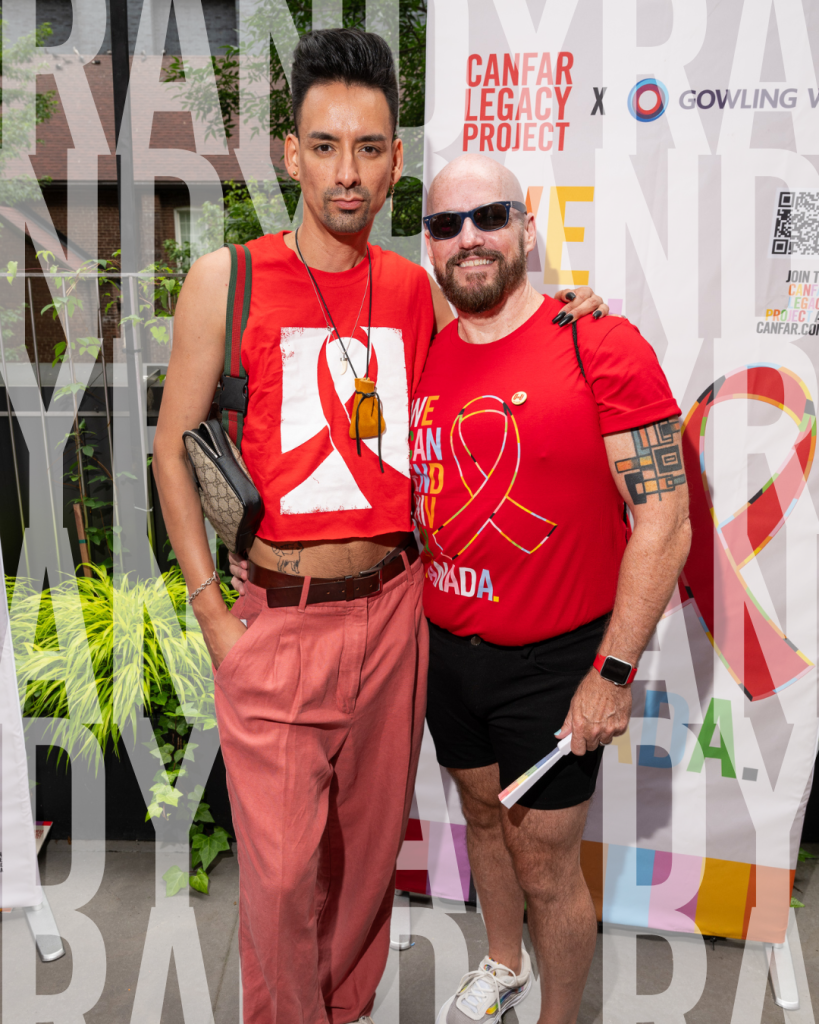 Randy & fellow ambassador Julio at Pride Toronto