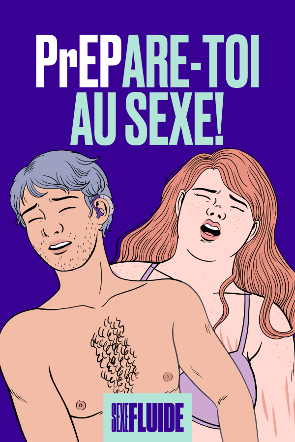 Sexfluent x CATIE Get PrEP'd For Sex Postcard (French)